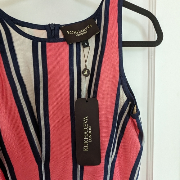 Gorgeous Kukhareva Vivian Stripe Midi Dress - Picture 4 of 5